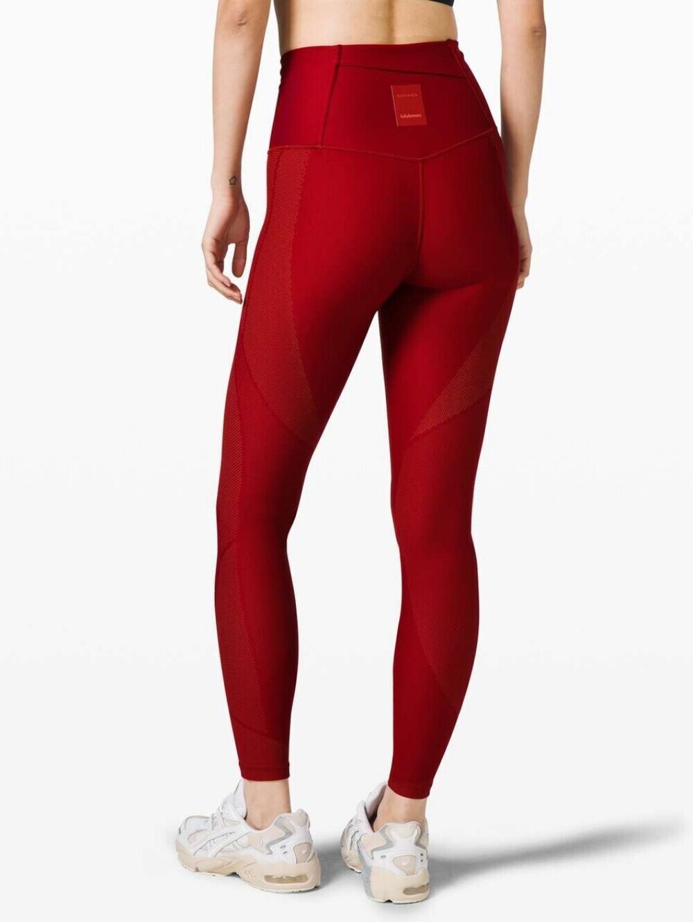 Roksanda x Lululemon My Element Leggings Red Sz 4
